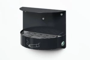 Null Wandascher, HxBxT 300x230x60mm, Stahl, Korpus Anthrazit, M. Schutzdach 5 Null Wandascher, HxBxT 300x230x60mm, Stahl, Korpus Anthrazit, M. Schutzdach – Bild 3