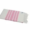 Null Hamamtuch Pestemal Fisch Weiß/pink Ca. 100x175 Cm