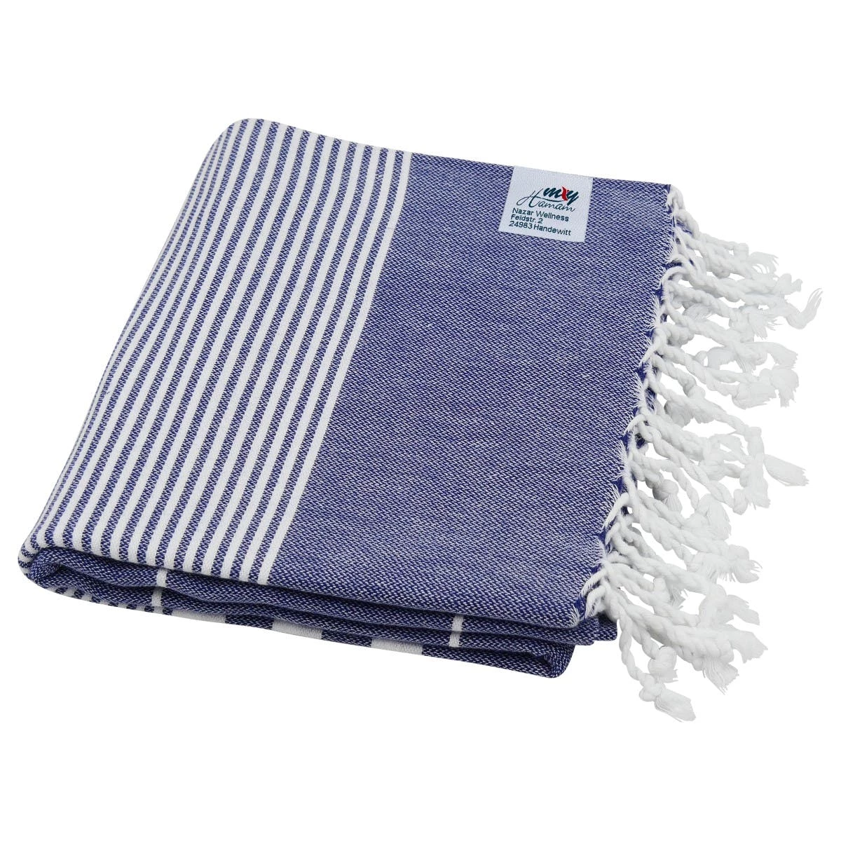 Null Pestemal Hamamtuch Nian Marineblau Ca. 100x170 Cm 9 Null Pestemal Hamamtuch Nian Marineblau Ca. 100x170 Cm – Bild 7