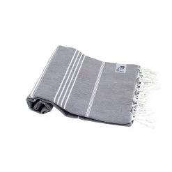 Null Hamamtuch Sultan Anthrazit Mit Weißen Streifen Ca. 100x180 Cm -MATRATZEN 1ec427f6 781a 4c54 b000 3c544a087656 1