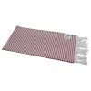 Null Strandtuch »Hamamtuch« Dünne Streifen Rot Ca. 95x170 Cm • Badetuch
