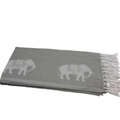 Null Hamamtuch Pestemal Blau Weiß | Mit Kleinen Elefanten Ca. 95x175 Cm -MATRATZEN 2c393d17 2b42 42a0 baf2 f995c38cd90d 1