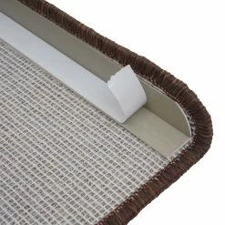 Null 15er-Set Stufenmatte HWC-G49, Treppenteppich Treppenschutz Treppenmattenset, 65x25cm ~ Halbrund, Braun -MATRATZEN 2f8b55a8 0d57 449a af40 266c5307086d