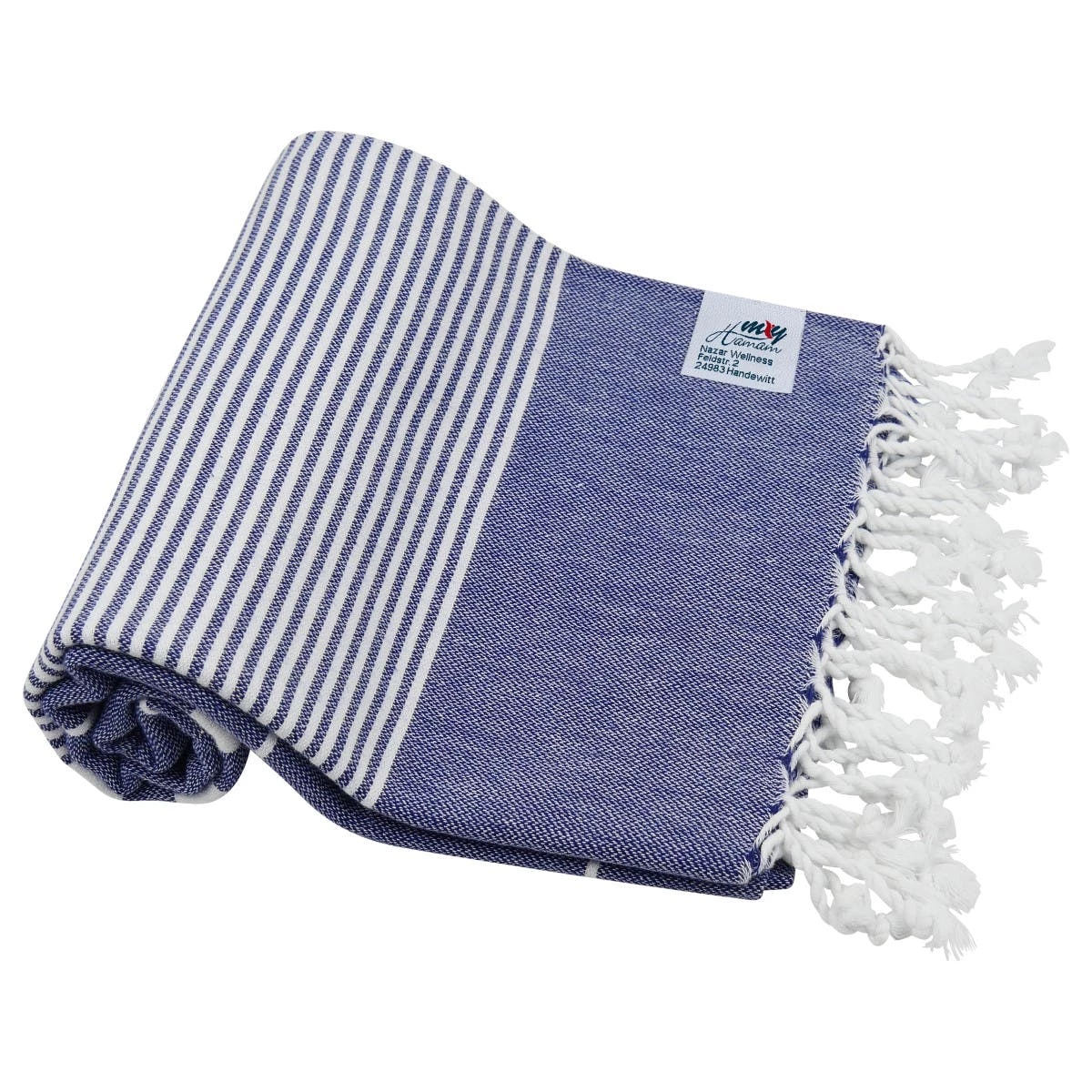 Null Pestemal Hamamtuch Nian Marineblau Ca. 100x170 Cm 8 Null Pestemal Hamamtuch Nian Marineblau Ca. 100x170 Cm – Bild 6