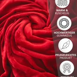 Null Winter Teddyplüsch Spannbettlaken 140-160x200cm Rot Flausch Kuschelig -MATRATZEN 38edb5a1 9cdf 485a a9e2 af6698ee8acc scaled
