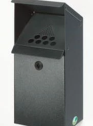 Null Edelstahl-Wandascher, HxBxT 320x240x100mm, Edelstahl, M. Schutzdach -MATRATZEN 3a625d47 39d8 49e7 b684 368bf2df51eb