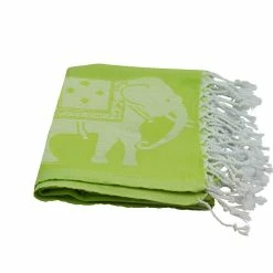 Null Hamamtuch Pestemal Kiwigrün Weiß | Mit Großen Elefanten Ca. 95x175 Cm -MATRATZEN 3dbe9ff6 9403 4808 bec3 5b48471242e1