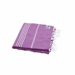 Null Hamamtuch Sultan Lila Mit Weißen Streifen Ca. 100x180 Cm -MATRATZEN 439e8101 28f7 4b04 8b7a 155658d9365d