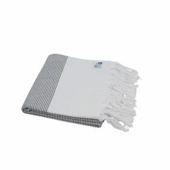 Null Hamamtuch Pestemal Telli Schwarz Ca. 100x175 Cm • Streifenmuster -MATRATZEN 43d3d04a 0df0 4a0f 9215 ba97eb6d3182