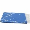 Null Hamamtuch Als Strandtuch Blau Ca. 100x170 Cm | Marmor