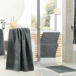 Null Walkfrottiertuch 100% Baumwolle 30x50 Cm Anthrazit Handtuch Badetuch Gästetuch Duschtuch -MATRATZEN 5ca06e1a 7bc5 49b5 9b8c 52dca508ddc6