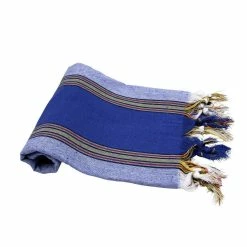 Null Hamamtuch Classic »Pestemal« Längsstreifen Blau Ca. 80x170 Cm -MATRATZEN 5d54d54b 3484 4902 a1af 2938730dd519