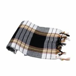 Null Hamamtuch Kariert Schwarz »Classic Pestemal« Ca. 80x180 Cm -MATRATZEN 607b408b 94c3 4828 8a82 b818da4ae6d2