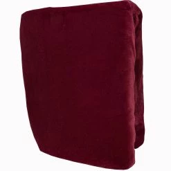 Null Winter Teddyplüsch Spannbettlaken 90-100x200cm Bordeaux Flausch Kuschelig