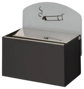 Null Wandascher, HxBxT 87x140x98mm, Stahl, Korpus Rot 5 Null Wandascher, HxBxT 87x140x98mm, Stahl, Korpus Rot – Bild 3