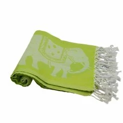 Null Hamamtuch Pestemal Kiwigrün Weiß | Mit Großen Elefanten Ca. 95x175 Cm -MATRATZEN 7394f77c 5ec5 4232 832e a97c3a037b7d