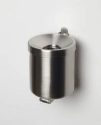 Null Edelstahl-Wandascher, HxØ 100x90mm, Edelstahl, Korpus Mit Klarlackbeschichtung -MATRATZEN 8631f9b3 4f39 4cc9 acba db9ce0353dbb