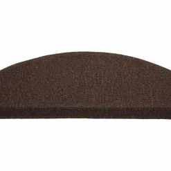 Null 15er-Set Stufenmatte HWC-G49, Treppenteppich Treppenschutz Treppenmattenset, 65x25cm ~ Halbrund, Braun -MATRATZEN 8c9f6fe8 0df2 4fd0 90bb aa9248206aa3