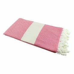 Null Hamamtuch »Pestemal« Diamant Pink/beige Ca. 100x175 Cm