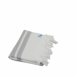 Null Hamamtuch, Pestemal Fisch Weiß / Hellgrau Ca. 95x210 Cm -MATRATZEN 92c29bcb d8f4 4fa2 b08c 083014f00771