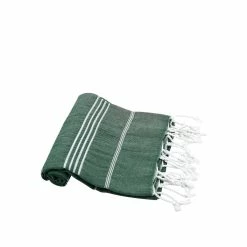 Null Hamamtuch Sultan Tannengrün Mit Weißen Streifen Ca. 100x180 Cm -MATRATZEN 97235b51 90ca 49bf b885 652ec75cec12