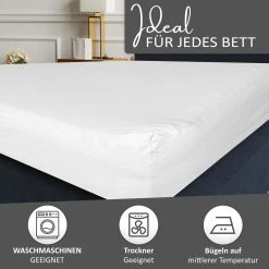 Null Spannbettlaken Jersey 100% Baumwolle 90-100x200 Cm Weiß -MATRATZEN b2dffc6a c495 4bb9 838c 9c2e67f6f089 scaled