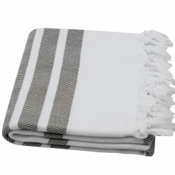 Null Hamamtuch, Pestemal Fisch Weiß / Cappuccino Ca. 95x210 Cm -MATRATZEN b6c54182 57e5 4d30 b6c1 20ecbbcb32bb