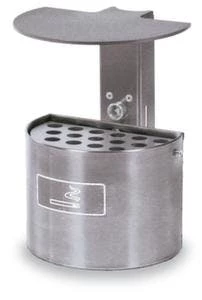 Null Wandascher, HxBxT 300x230x60mm, Stahl, Korpus Anthrazit, M. Schutzdach 9 Null Wandascher, HxBxT 300x230x60mm, Stahl, Korpus Anthrazit, M. Schutzdach – Bild 7