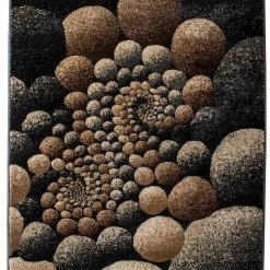 Null Teppich Mit 3D Steinmuster