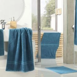 Null 5x Duschtuch Mit Aufhänger 70x140 Cm Petrol 100% Baumwolle Walkfrottiertuch Handtuch Gästehandtuch Pooltuch -MATRATZEN c3778b94 6c0b 4c2c 97ce 3fa823ce4056