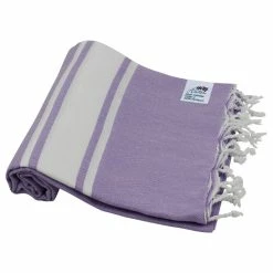 Null Hamamtuch »Pestemal« Strandhandtuch Bodrum Flieder Ca. 100x180 Cm