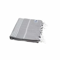 Null Hamamtuch Sultan Hellgrau Mit Weißen Streifen Ca. 100x180 Cm -MATRATZEN cd553aaa 7966 41f5 801e 58d12ca85245