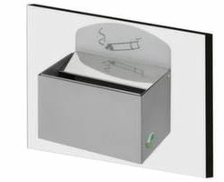 Null Edelstahl-Wandascher, HxBxT 125x200x125mm, Edelstahl