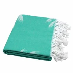 Null Strandtuch Smaragdgrün Mit Palmen Motiv Ca. 100x175 Cm -MATRATZEN e58bd153 e1c0 49d5 9902 51ed274e5407