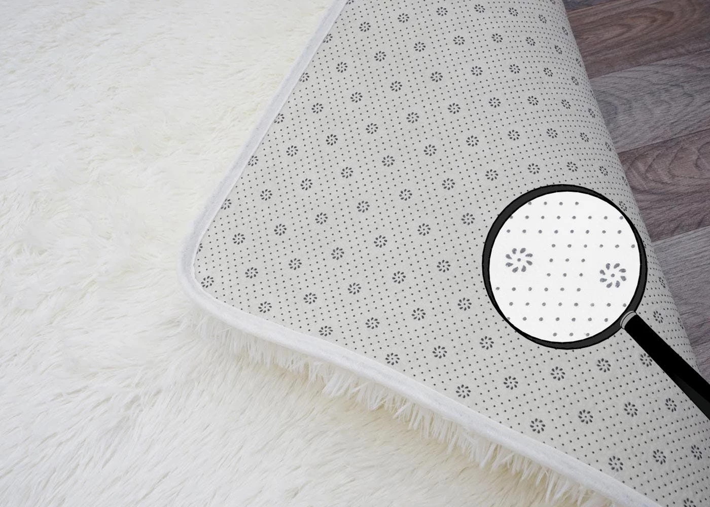 Null Teppich HWC-F69, Shaggy Läufer Hochflor Langflor, Stoff/Textil Flauschig Weich 230x160cm ~ Rot 8 Null Teppich HWC-F69, Shaggy Läufer Hochflor Langflor, Stoff/Textil Flauschig Weich 230x160cm ~ Rot – Bild 6