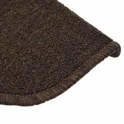 Null 15er-Set Stufenmatte HWC-G49, Treppenteppich Treppenschutz Treppenmattenset, 65x25cm ~ Halbrund, Braun -MATRATZEN e84196ca 1fc5 4b9c a798 663344d73928