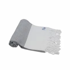 Null Hamamtuch Pestemal Telli Schwarz Ca. 100x175 Cm • Streifenmuster -MATRATZEN ef956ca8 0d50 421f 884a 2b5779a9fae4