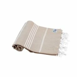 Null Hamamtuch Sultan Hellbraun Mit Weißen Streifen Ca. 100x180 Cm -MATRATZEN f7d506a8 ec93 4734 8543 91acb64a320d