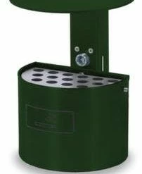 Null Alu-Wandascher, HxØ 590x100mm, Alu, Korpus Neusilber, Säulenform, M. Schutzdach -MATRATZEN f8e65059 cf6e 48af a873 8e11024b6129 2