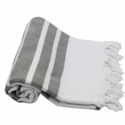 Null Hamamtuch, Pestemal Fisch Weiß / Cappuccino Ca. 95x210 Cm -MATRATZEN fc5ff977 3ff3 4833 a488 46bb9bedfb32